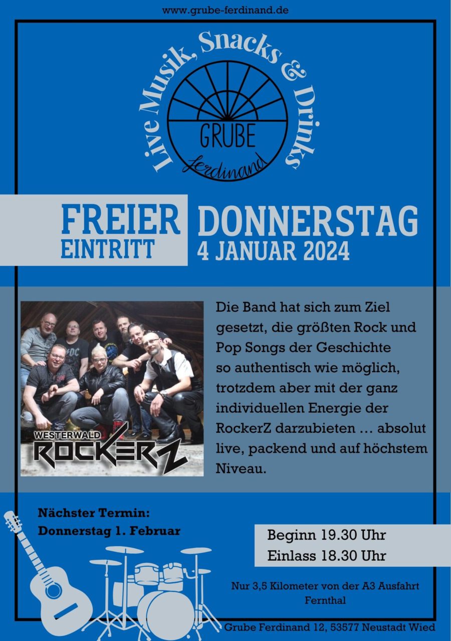 4. Januar – Westerwald RockerZ